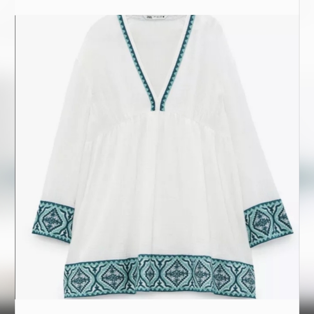 Zara Mini Kaftan Dress